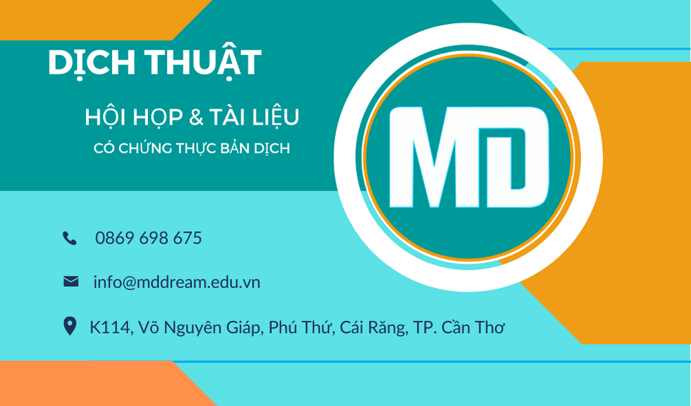 Thông tin liên hệ Dịch Thuật MD Edu